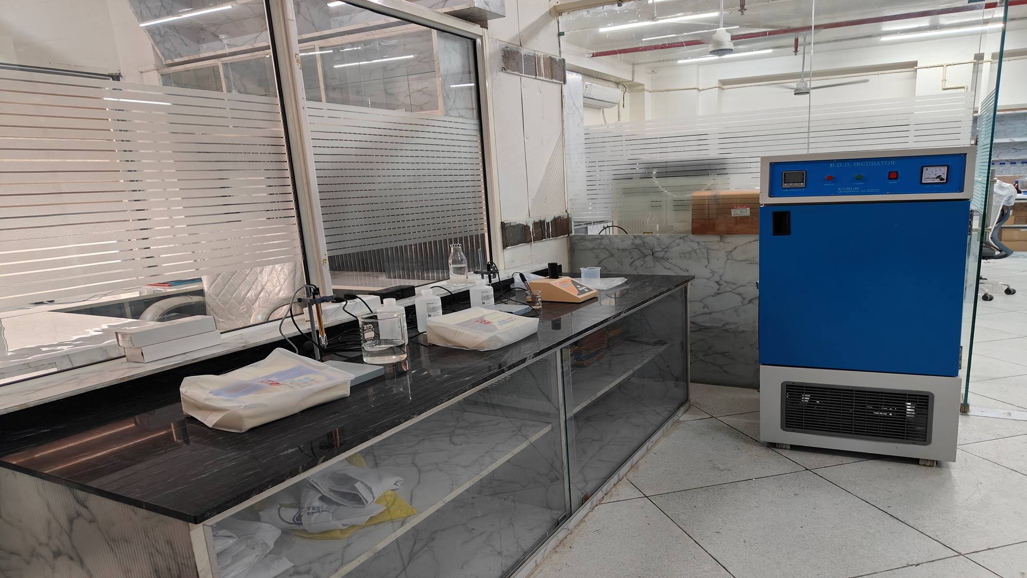Microbiological testing facility