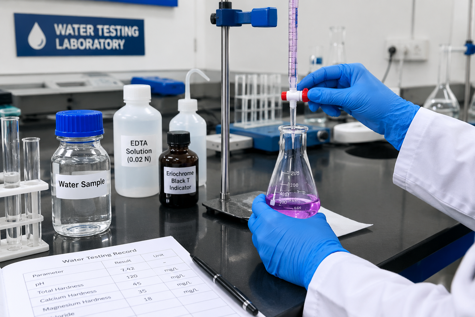 Water and wastewater sample testing